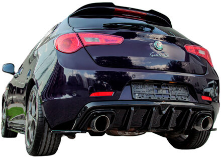 Alfa Romeo Oneway Achterbumperskirt (Diffuser) passend voor Alfa Romeo Giulietta 2010-2020 - Versie 2 OWRV21030