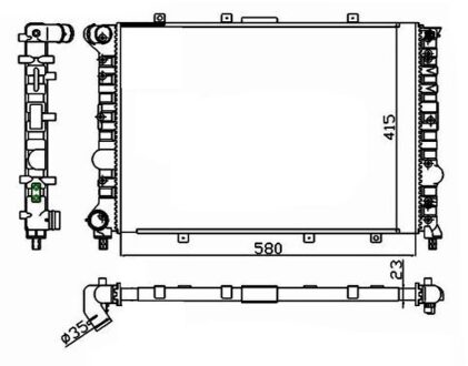 Alfa Romeo Radiateur 58215