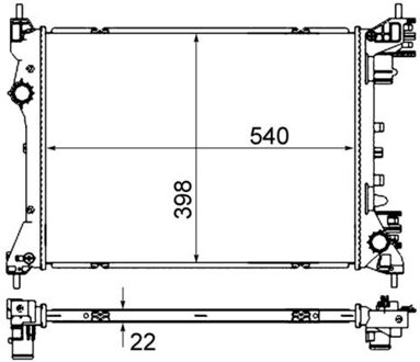 Alfa Romeo Radiateur CR2056000S