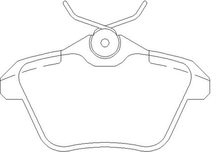 Alfa Romeo Remblokken set 2160601