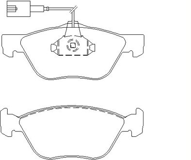 Alfa Romeo Remblokken set 2328902