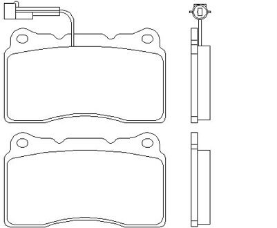 Alfa Romeo Remblokken set 2375701