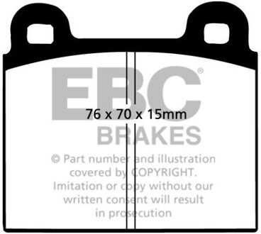 Alfa Romeo Remblokkenset EBC Ultimax2 DP103 DP103