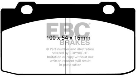 Alfa Romeo Remblokkenset EBC Ultimax2 DP506 DP506