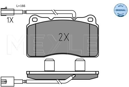 Alfa Romeo Remblokkenset, schijfrem 0252375716