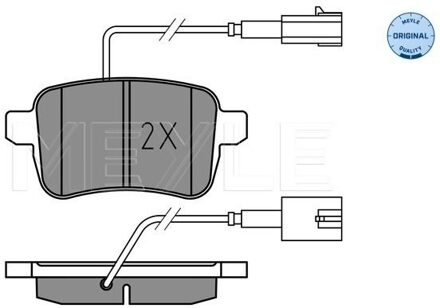 Alfa Romeo Remblokkenset, schijfrem 0252515617
