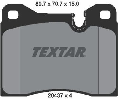 Alfa Romeo Remblokkenset, schijfrem 2043703