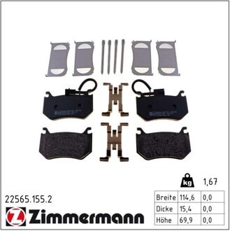 Alfa Romeo Remblokkenset, schijfrem 225651552