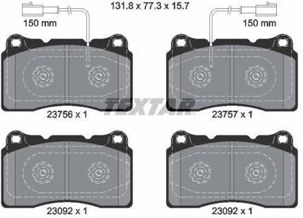 Alfa Romeo Remblokkenset, schijfrem 2375601