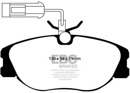 Alfa Romeo Remblokkenset, schijfrem DP1109