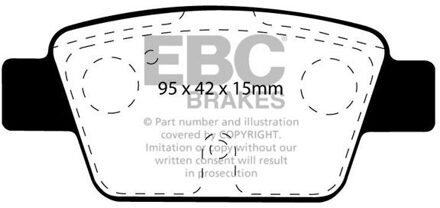 Alfa Romeo Remblokkenset, schijfrem DP1381