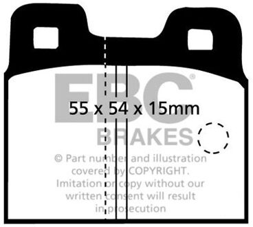 Alfa Romeo Remblokkenset, schijfrem DP218