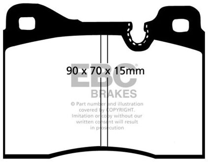 Alfa Romeo Remblokkenset, schijfrem DP282