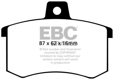 Alfa Romeo Remblokkenset, schijfrem DP370