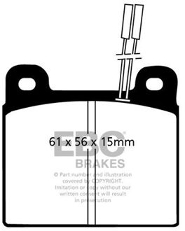 Alfa Romeo Remblokkenset, schijfrem DP507