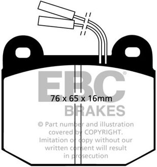Alfa Romeo Remblokkenset, schijfrem DP578