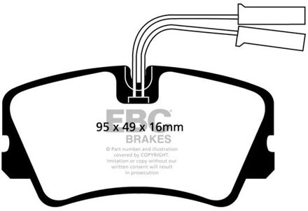 Alfa Romeo Remblokkenset, schijfrem DP717