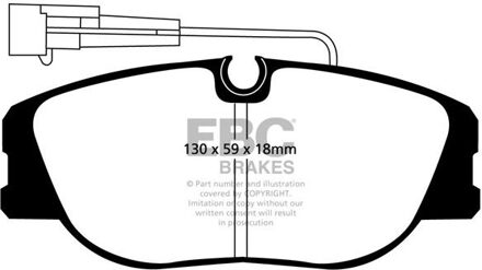 Alfa Romeo Remblokkenset, schijfrem DP733