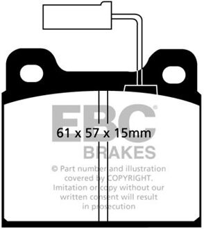 Alfa Romeo Remblokkenset, schijfrem DP913