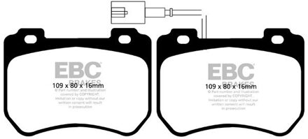 Alfa Romeo Remblokkenset, schijfrem DPX2074