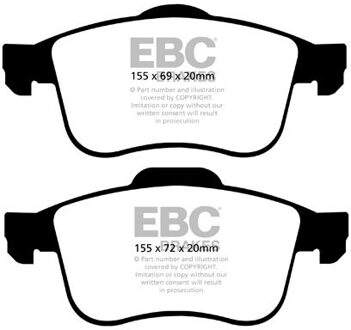 Alfa Romeo Remblokkenset, schijfrem DPX2090