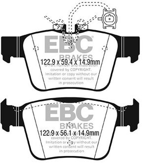 Alfa Romeo Remblokkenset Yellowstuff DP42315R