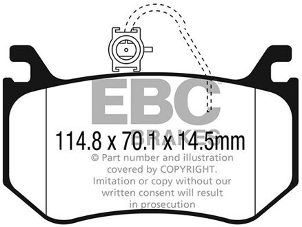 Alfa Romeo Remblokkenset Yellowstuff DP42326R