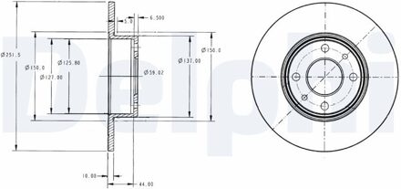 Alfa Romeo Remschijf BG2322