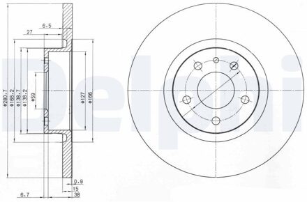 Alfa Romeo Remschijf BG3420
