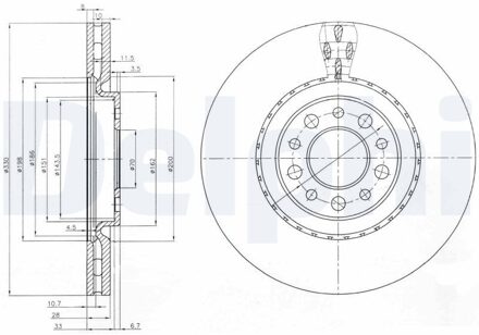 Alfa Romeo Remschijf BG3993