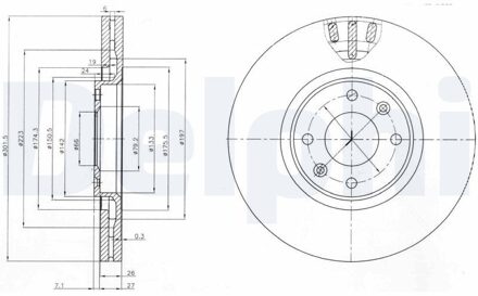 Alfa Romeo Remschijf BG4002