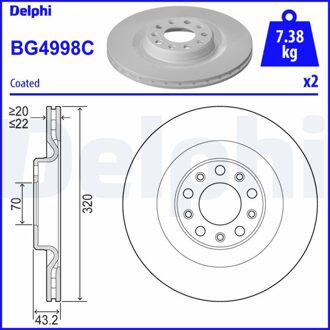 Alfa Romeo Remschijf BG4998C