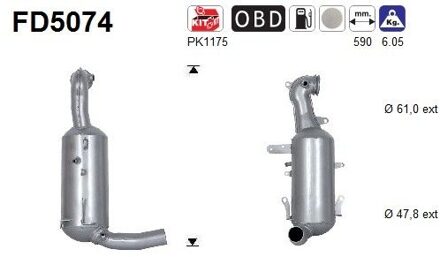 Alfa Romeo Roetfilter FD5074