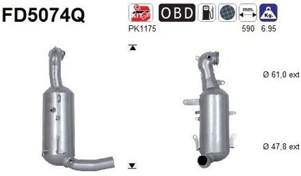 Alfa Romeo Roetfilter FD5074Q