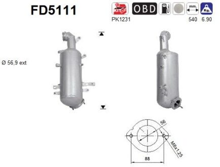 Alfa Romeo Roetfilter FD5111