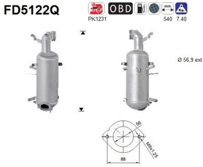 Alfa Romeo Roetfilter FD5122Q