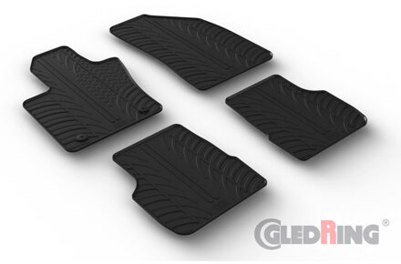 Alfa Romeo Rubbermatten passend voor Alfa Romeo Tonale 2022- (T profiel 4-delig + montageclips) GL0569