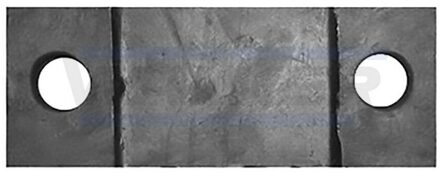 Alfa Romeo Rubberstrip, uitlaatsysteem 81302