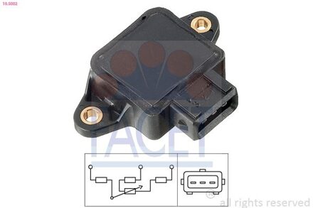 Alfa Romeo Sensor, smoorkleppenverstelling 105002