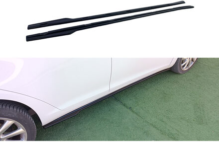 Alfa Romeo Set sideskirts passend voor Alfa Romeo Giulietta 2010-2020 (ABS Glanzend zwart) DXSAR01
