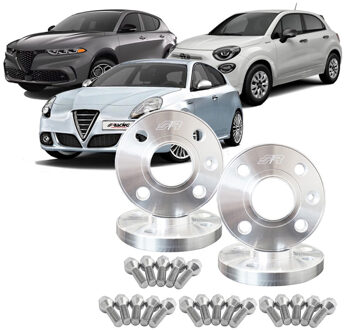 Alfa Romeo Simoni Racing Aluminium Spoorverbreder Set - Alfa Romeo diversen - 2x17,5mm - 2x20mm SRSVFI004
