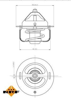 Alfa Romeo Thermostaat, koelvloeistof 725147