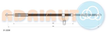 Alfa Romeo Trekkabel, parkeerrem 010206