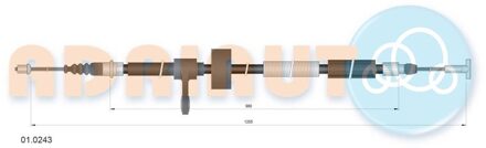 Alfa Romeo Trekkabel, parkeerrem 010243