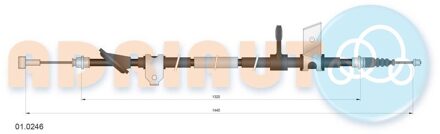 Alfa Romeo Trekkabel, parkeerrem 010246