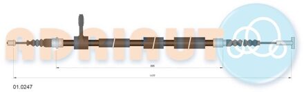 Alfa Romeo Trekkabel, parkeerrem 010247