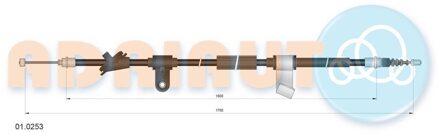 Alfa Romeo Trekkabel, parkeerrem 010253