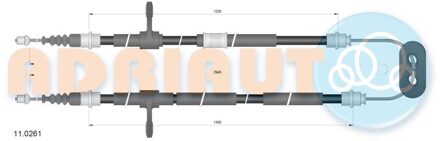 Alfa Romeo Trekkabel, parkeerrem 110261