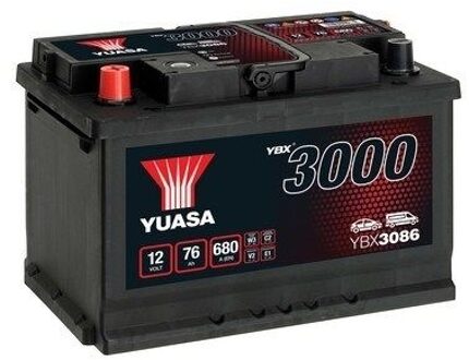 Alfa Romeo Yuasa Accu YBX3086 76 Ah YBX3086
