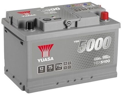 Alfa Romeo Yuasa Accu YBX5100 75 Ah YBX5100